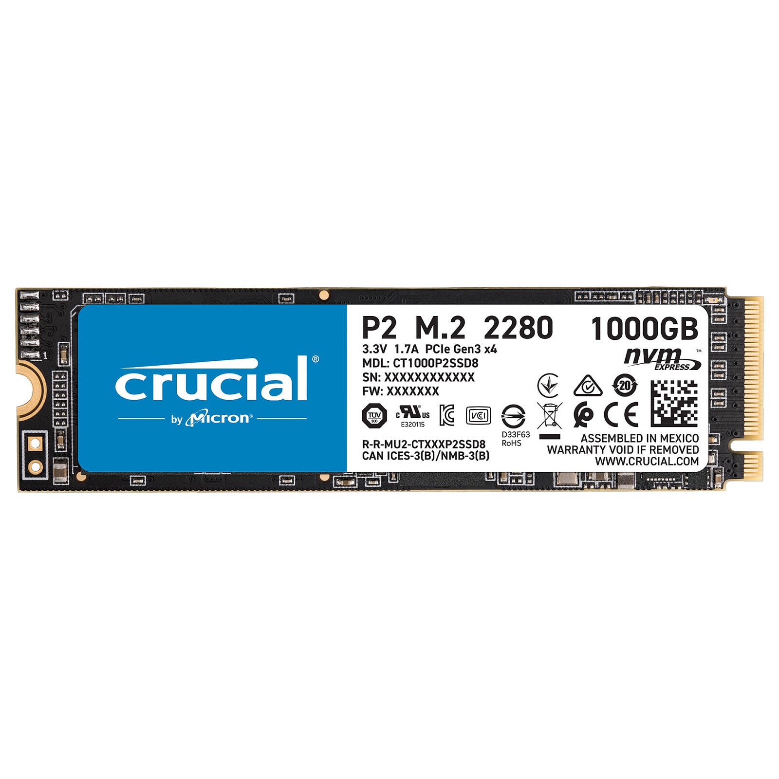SSD Nvme Crucial 1To